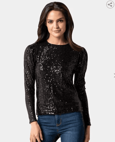 sparkling-style-inspiration-black-glitter-tops-and-sparkly-prom-dresses-every-occasion