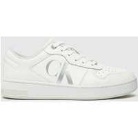 CK Jeans White Basket Cupsole Trainers