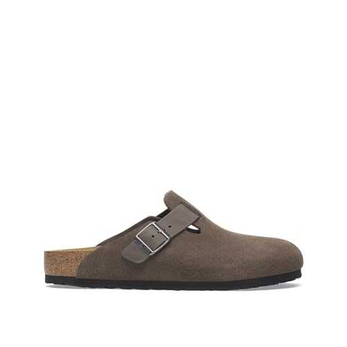 Boston Grey Suede Mule