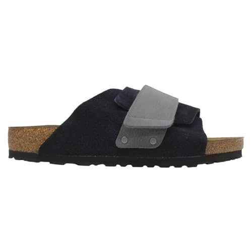 Men's Kyoto Grip Suede Slides, Midnight, Blue, 10 Medium US