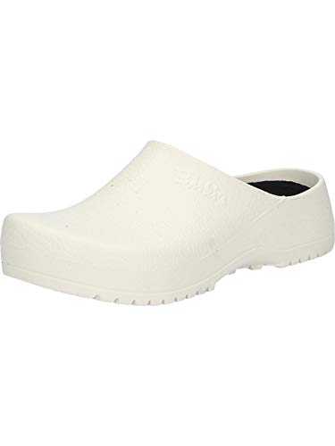 Super Birki Fusion Clog, White, 9 UK