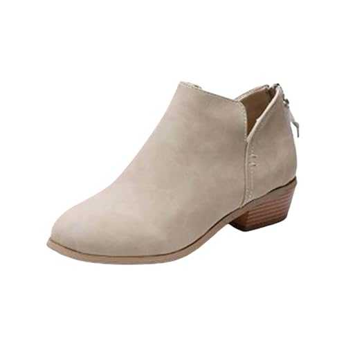 Ladies Shoes Size 6 Small Heel Women's Shoes Slip Boots Short Women's Boots ??llingtonBoots Women Ankle