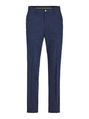 JACK & JONES Men's Jprriviera Linen Trouser Slim Fit Sn Suit Pants