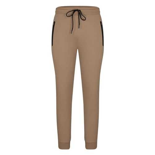 Mens Fleece Jogging Bottoms Trouser Fall Regular Sweatpant Classic Trouser Elasticated Joggers Cuffed Plain Pant Mens Hiking Jogger Workout Athletic Pant Open Bottom Pant (Available Big & Tall)