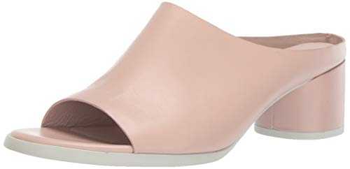 ECCO Women's Shape 45 Block Slide Heeled Sandal, Rose Dust Calf, 8-8.5