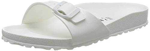 Birkenstock Madrid Unisex-Adults' Sandals White (Weiss) - 2.5 UK