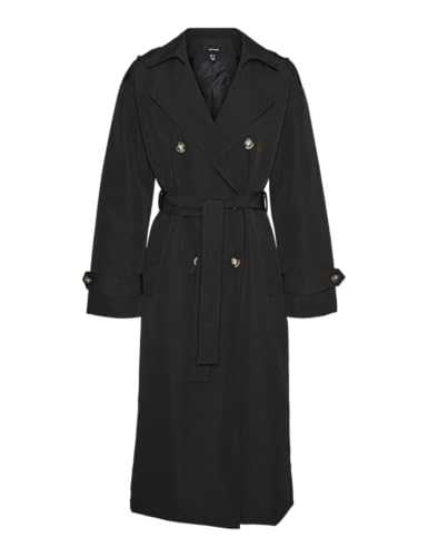 VERO MODA Women's Vmchloe Noos Long Trench Coat Jacket