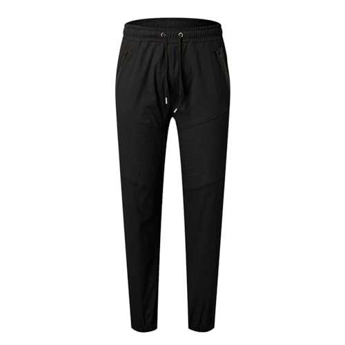 Men Trousers Size 12 Men'S Casual Trousers Lightweight Outdoor Breathable Hiking Trousers Quick Dry Stretch Work Pants with Zip Pockets Tracksuit Bottoms Men Slim Fit Denim Men'S Straight Chino