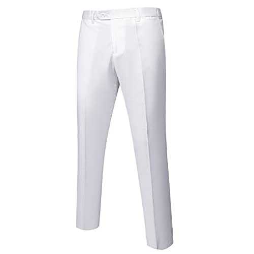 YND Men's Business Suit Pants Slim Fit Flex Flat Front Pant