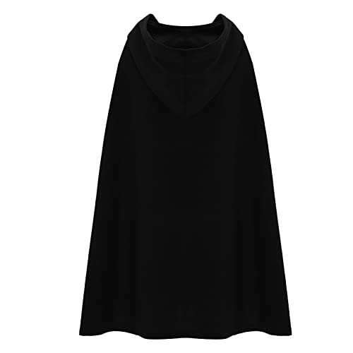 AMhomely Womens Hooded Cape Coat Vintage Cloak Halloween Christmas Oversized Hoodie Coats Gothic Lolita Coat Jackets Loose Flowy Outerwear