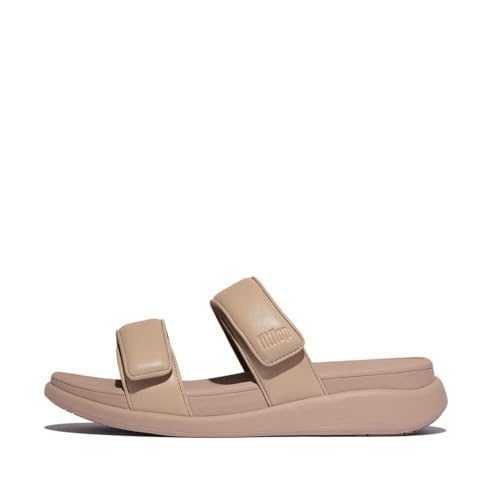 Women's F-Mode Go Adjustable Flatform Two-bar Slides Sandal