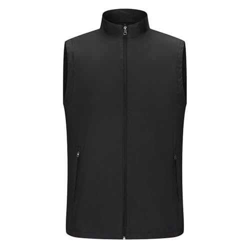 AMhomley Women's Quilted Gilet Stand Collar Lightweight Zip Padded Vest Lightweight Sleeveless Jacket Bodywarmer Breathable Vest for Spring Autumn Winter Camping Hiking