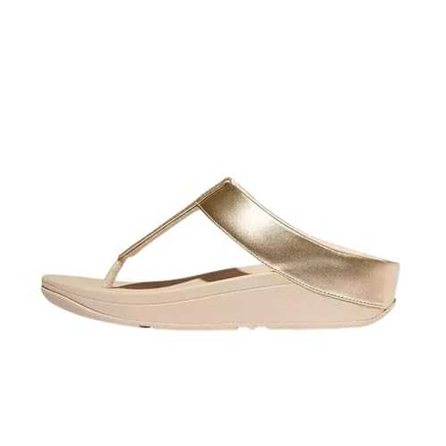 Fitflop Women's Fino Glitterdust Metallic Toe-Post Sandals