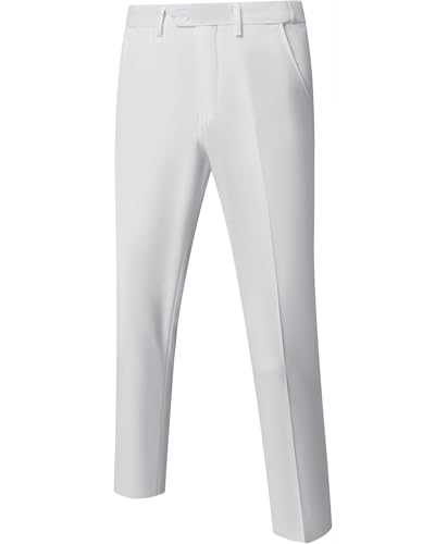 YND Men's Business Suit Pants Slim Fit Flex Flat Front Pant