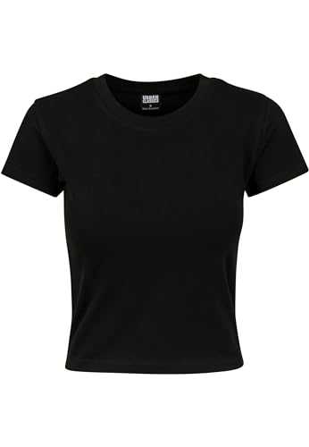 Urban Classics Women's Ladies Stretch Jersey Cropped Tee T-Shirt