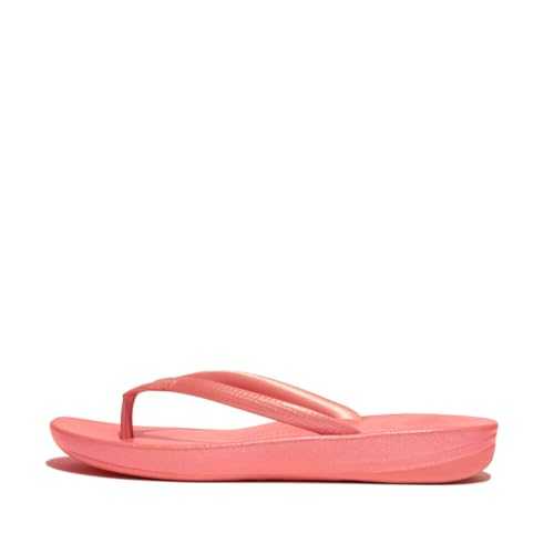 Women's Iqushion Pearlized Ergonomic Flip-Flops