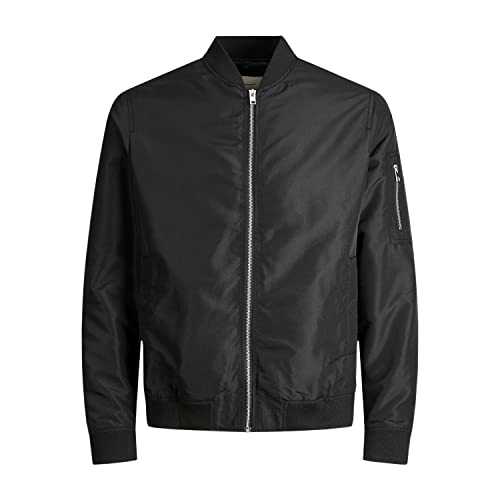 JACK & JONES Men's 100% Polyester Long Sleeve Bomber Jacket