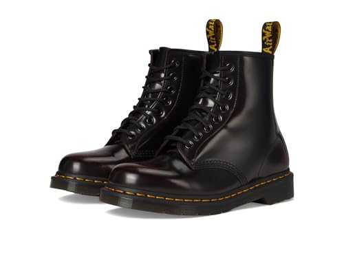 Men's 1460 Combat Boots, cherry red, 8 UK