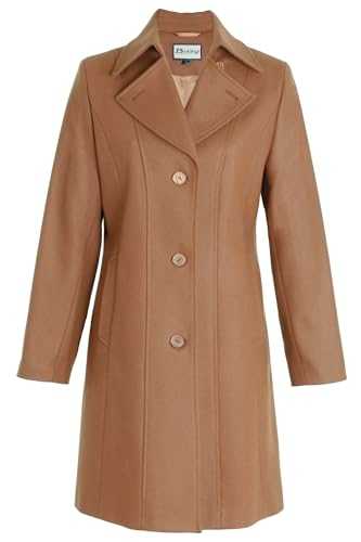 Busy Women's Wool Blend Coat Mid Length