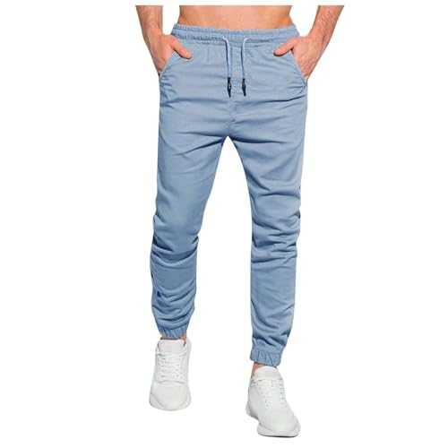 Foweknow Tracksuit Bottoms, Men's Summer Sports Trousers, Plain Fitness Sweatpants, Simplicity Fashionable Running Trousers, Versatile Functional Trousers, Outdoor Leisure Trousers, Chino Trousers