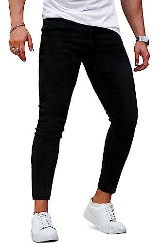 GINGTTO Mens Skinny Jeans Stretch Slim Fit for Men Classic Denim Casual Pants with Pockets
