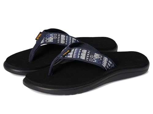 Women's Voya Flip-Flop, Geo Mashup Navy, 3 UK