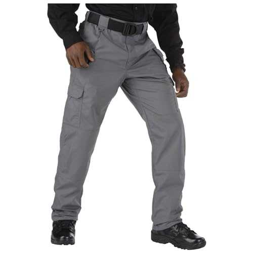 TOPJIAO Working Trousers for Men Work Wear & Uniforms Drawstring Trousers Work Trousers Men Stretch Fit Electrician Trousers Camping Hiking Loose Fit Multi Pockets Light Cargo Trousers Men Summer