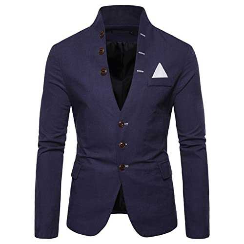 Men's Modern Slim Fit Casual Blazer Summer Jacket Lightweight Regular Fit Men Spring Autumn Suit Jacket Suit Jacket for Business Wedding Leisure