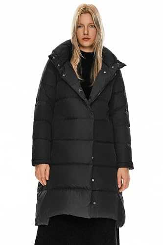 Orolay Women's Warm Stylish Winter Hoodie Down Coat