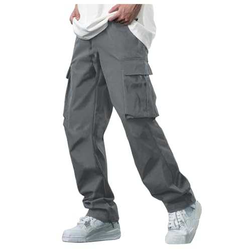 Mens Stretch Trousers Long Retro Goth Slim Men'S Pants Trousers Winter Autumn Punk Casual Men'S Pants Mens Cargo Jeans Doorbuster Deal Work Cargo Trousers Men Slim Fit Cargo Trousers Men Baggy