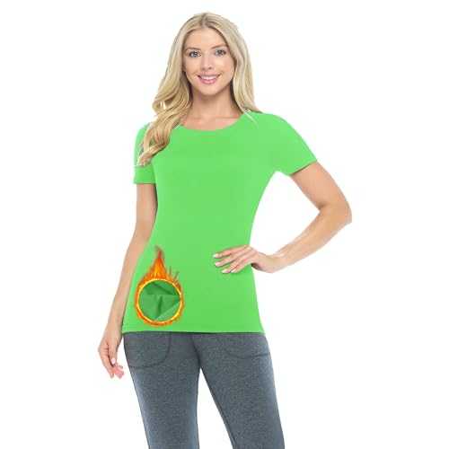 M&M SCRUBS Women's Short Sleeve Round-Neck T-Shirt Under Scrub