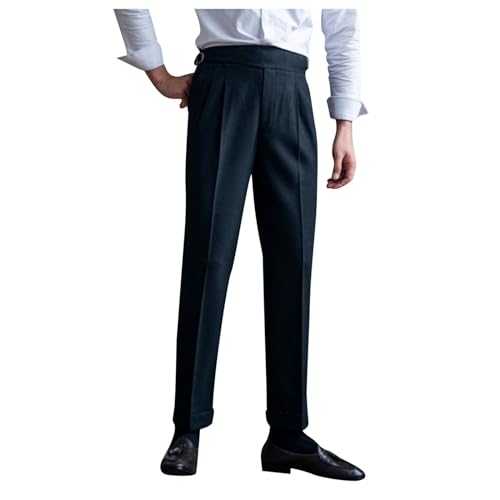 Cotton Trousers Mens Men'S Cotton Casual Trousers Work Pants with Pockets Tactical Military Combat Pants Straight Leg Relaxed Fit Mens Joggers with Zip Pockets XL Joggers Men Sweatpants Casual