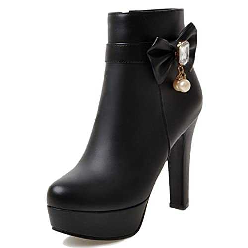 CUTEHEELS Women Platform Ankle Boots