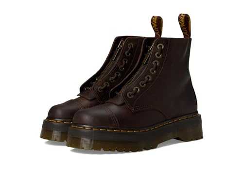 Unisex's Sinclair Leather Platform Boots Combat