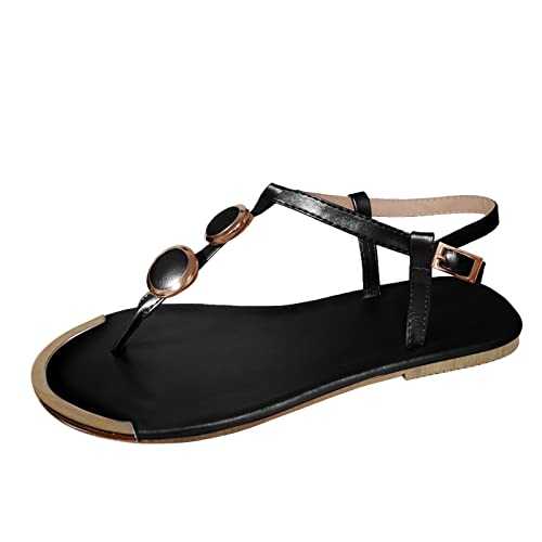 WILLBEST Women's Sandal Wedge Heel Diamante Gem Stone Strappy Crossover Shoes Casual with Memory Foam Insole Touch Close Strap Dress Sandals Wedding Bridal Prom Party Slippers Sandal