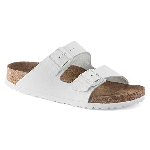 Men's Arizona Soft Footbed Sandals, White, 8 Medium US