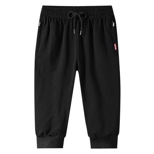 Scrub Trousers Mens Joggers Tracksuit Bottoms Men for Running Sports Lounge with Zip Pockets Elasticated Waist Joggers for Men UK Zip Pockets Mens Jogger Cotton Sweat Pants Slim Fit Trousers
