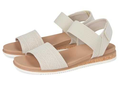 Women's Desert Kiss Low Sandal, Cream White, 4 UK