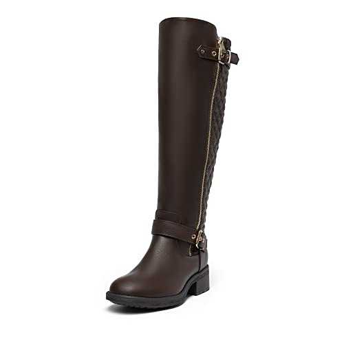 DREAM PAIRS Utah Women's Knee High Riding Boots