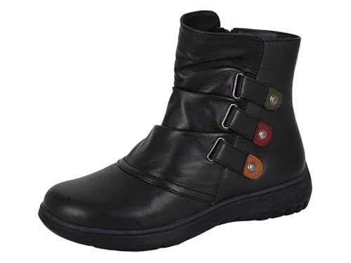 L557 Ladies Softie Leather Ankle Boots
