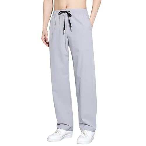 Track Pants Mens - Stretch Work Trousers Workout Trousers Athletic-fit Tracksuit Bottoms Jogging Bottoms Lightweight Core Tights Regular Fit Sweatpants Straight-Fit Wrinkle-Resistant Lounge Trousers