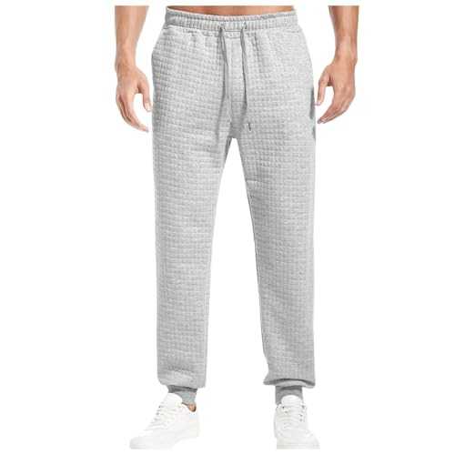 Men Tracksuit Bottoms Men'S Joggers Sweatpants Cotton Gym Yoga Trousers Drawstrings Elastic Waist Pants Running Work Home Joggers for Men UK Loose Fit 27 Inch Leg Men'S Alpha Original Khaki