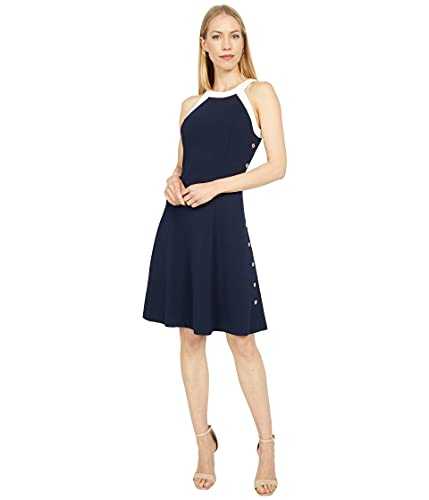 Tommy Hilfiger Women's Fit Dress修身喇叭裙핏 앤 플레어 드레스合身傘狀洋裝vestido Ajustado.Vestido Acinturado E Evasê.فستان بقصة واسعةשמלה צמודה ומתרחבתfit Und Flare Kleid