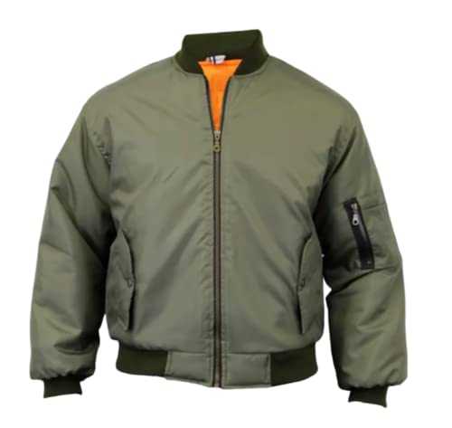 Men's Classic MA-1 Bomber Flight Jacket Casual Warm Lightweight Sportswear Winter Military Windproof Cargo Coats Pockets S - 5XL