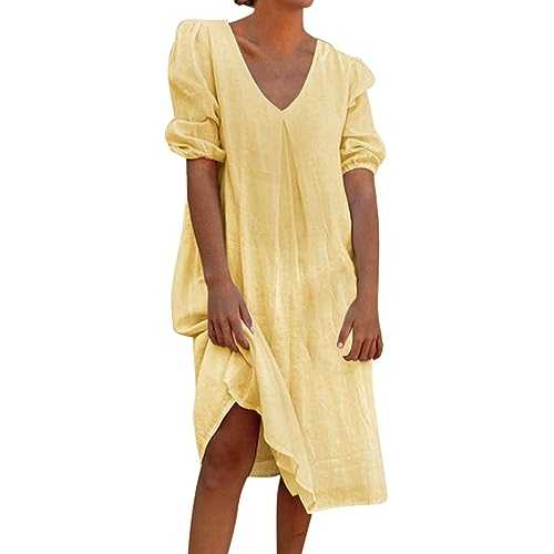 Day Prime Deals Today 2024 Summer Dresses for Women UK Women Sundresses Summer Mother of The Bride Groom Outfits Linen Clothing for Women Funny Christmas Dress Women Clearance Early Prime Big Deal