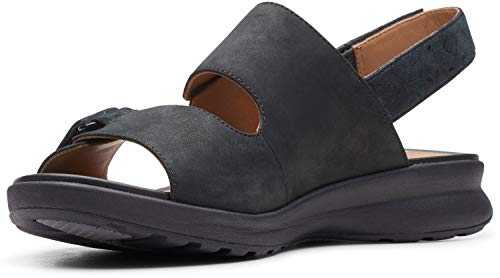 Clarks Women's Un Adorn Sling Sandal, Black Combi, 5 UK