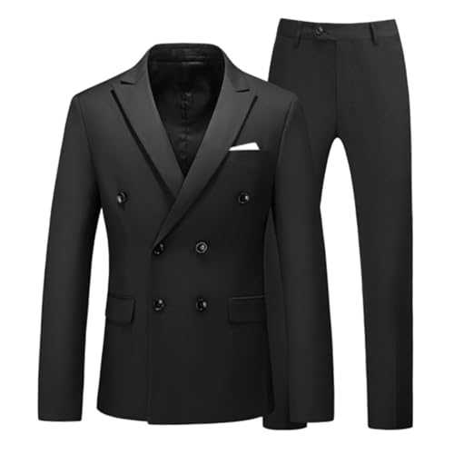 2025 Mens Suits 2 Piece Suit Slim Fit Wedding Dinner Tuxedo Suits for Men Business Casual Jacket & Trousers Office Business Outfit Dress Performance Costume Stage Performance