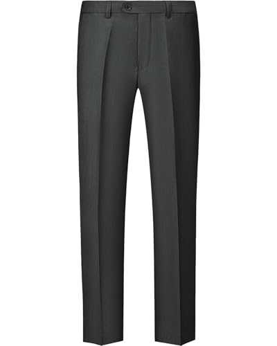 MY'S Mens Suit Pants, Classic Expandable Waist Dress Trousers, Slim Fit Tuxedo Pants