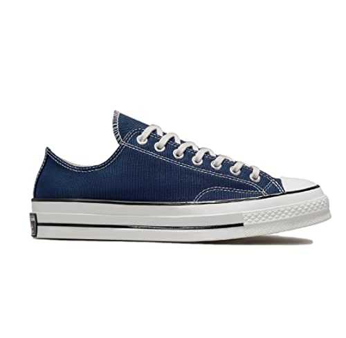 Men's Chuck 70 Recycled RPET Canvas, Midnight Navy/Egret/Black, 11 UK