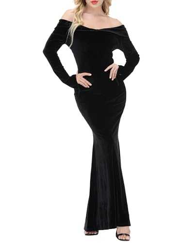 LVCBL Women Halloween Carnival Party Dresses Gothic Slim Thin Cocktail Formal Outfit